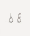 Dinny Hall Silver Raindrop Double Link Drop Earrings In Silver