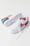 Nike White & Pink Air Force 1 Shadow Sneakers In White