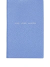 Smythson Panama Notebook In Blue