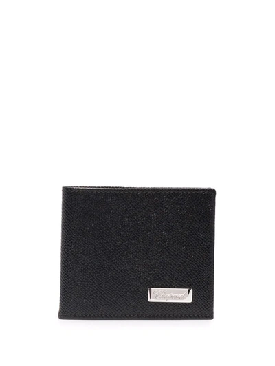 Chopard Mini Il Classico Leather Wallet In Black
