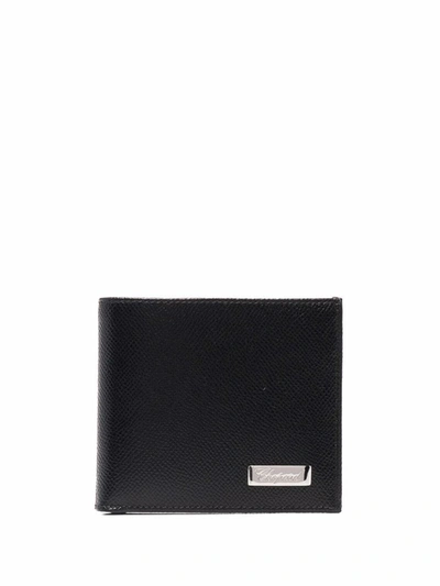 Chopard Small Il Classico Leather Wallet In Black
