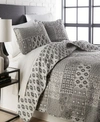 Southshore Fine Linens Global Patchwork Ultra-soft 3-piece Quilt And Sham Set, King In Gray