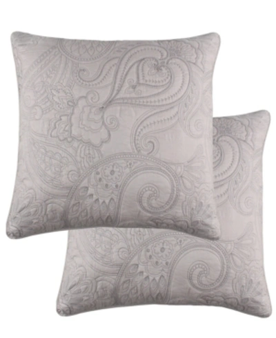 Levtex Perla 2-pc. Sham Set, European In Gray
