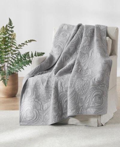 Levtex Perla Quilted Throw In Gray