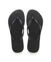 Havaianas Women's Slim Flip-flop Sandals In Black