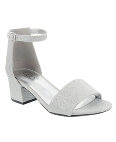 Sugar Women's Noelle Low Dress Sandals Women's Shoes In Silver-tone