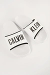 CALVIN KLEIN BEACH SLIDES - WHITE