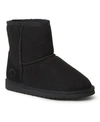 Dearfoams Rosebery 6" Genuine Shearling Pull-on Boot In Black