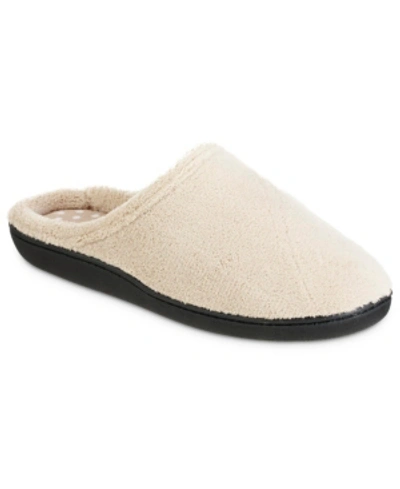 Isotoner Signature Isotoner Women's Microterry Secret Sole Clog Slipper In Sand Trap