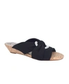 Impo Women's Rexine Memory Foam Slide Sandal Women's Shoes In Black