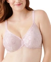 Wacoal Awareness Full Figure Seamless Underwire Bra 85567, Up To I Cup In Mauve Chalk