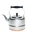 Bonjour Stainless Steel And Copper-base 2-qt. Gooseneck Tea Kettle In Stainless Steel