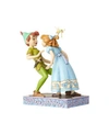 Jim Shore Enesco Peter Pan, Wendy Tinker Bell Figurine In Multi
