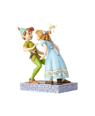 Jim Shore Enesco Peter Pan, Wendy Tinker Bell Figurine In Multi