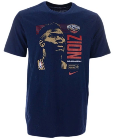Nike New Orleans Pelicans Men's Player Photo T-shirt In Black