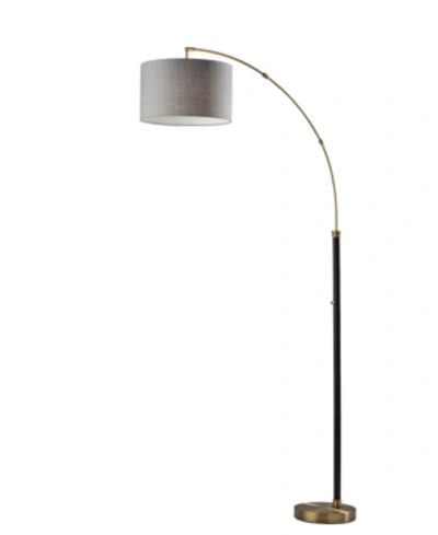 Adesso Bergen Arc Lamp In Black