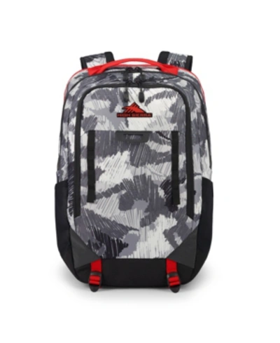 High Sierra Litmus Backpack In Scribble Camo
