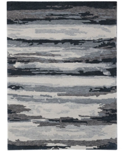 Amer Rugs Abstract Abs-6 Onyx 4' X 6' Area Rug