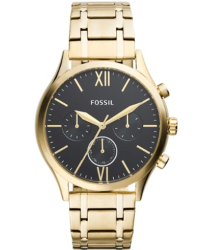 Fossil Men's Fenmore Multifunction, Gold-tone Stainless Steel Watch