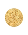 Symbols Of Faith 14k Gold-dipped Unity Chalice Round Tie Tack In Gold-tone
