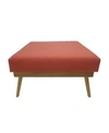 Noble House Elijah Ottoman In Orange