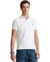 Polo Ralph Lauren Men's Custom Slim-fit Interlock Polo In White