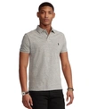 Polo Ralph Lauren Men's Custom Slim Fit Mesh Polo In Canterbury Heather