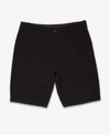 Volcom Frickin Elastic Waist Shorts In Black