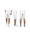 GALAXY BY HARVIC MEN'S 5-POCKET FLAT-FRONT SLIM-FIT STRETCH CHINO SHORTS