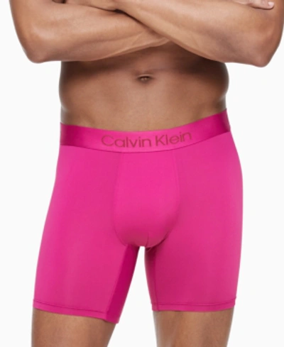 Calvin Klein Men's Ck Black Boxer Brief In Pink