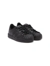 Adidas Originals Superstar Low-top Leather Sneakers In Black