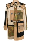 DSQUARED2 TOGGLE-FASTENING CAMOUFLAGE-PRINT COAT