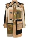 Dsquared2 Toggle-fastening Camouflage-print Coat In Neutrals