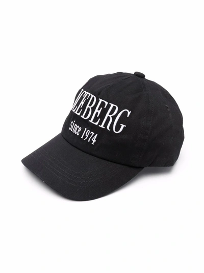Iceberg Kids' Embroidered-logo Cap In Black