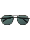 Gucci Aviator-frame Tinted Sunglasses In Grey