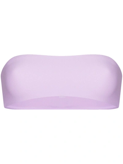 Jade Swimwear Bandeau Bikini Top In Violett