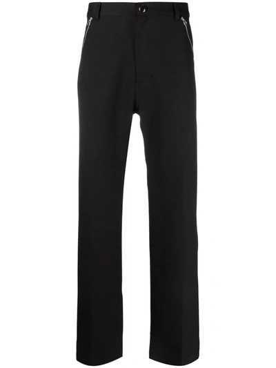 『Stefan Cooke』black zip pocket trousers black-zip-pocket-