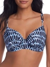 Fantasie Kotu Gather Full Cup Bikini Top In Ink