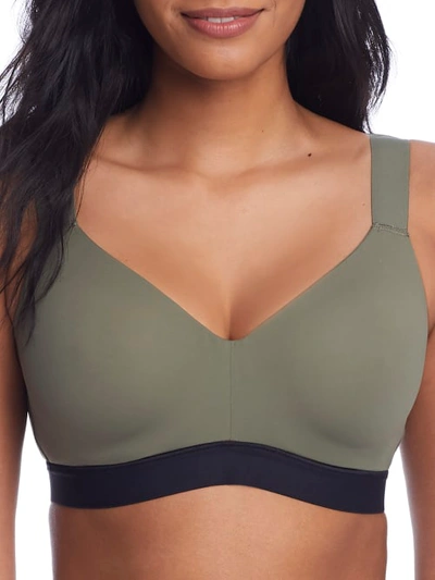 Natori Dynamic Anywhere High Impact Underwire Sports Bra In Rosemary Black