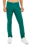 Redvanly Kent Pull-on Golf Pants In Evergreen