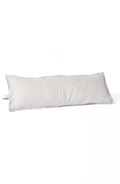Coyuchi Organic Linen Lumbar Pillowcase In Fog