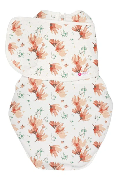 Embe Starter 2-way Swaddle In Blush Blossom