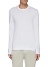 James Perse Long-sleeve Cotton T-shirt In White