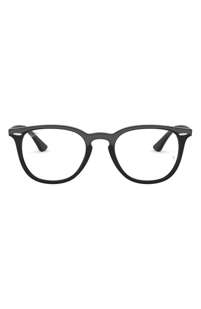 Ray Ban 52mm Optical Glasses In Shiny Black