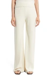 The Row Women's Dandy Wide-leg Silk & Linen Pants In White