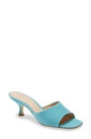 Schutz Dethalia Slide Sandal In River Acqua