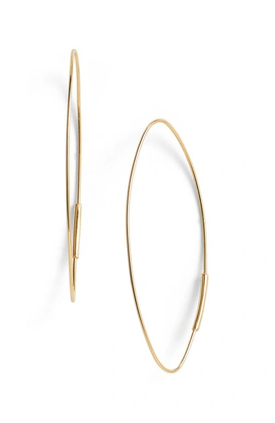 Lana Jewelry Magic Small Oval Hoop Earrings In Yellow Gold