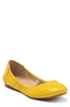 Vince Camuto Ellen Ballet Flat In Yellow 01