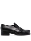 STEFAN COOKE SLIP-ON LEATHER LOAFERS