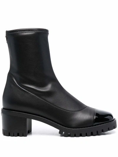 Giuseppe Zanotti Vicentha Pull-on Ankle Boots In Black